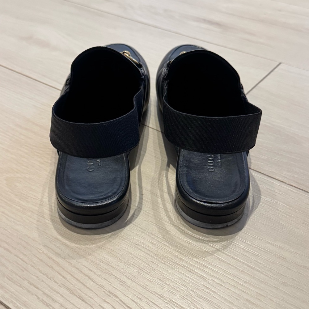 Gucci Princetown Leather Slingback Mules - Picture 8 of 12